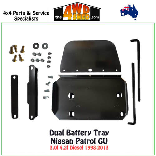 Dual Battery Tray Nissan Patrol GU 3.0l 4.2l Diesel 1998-2013