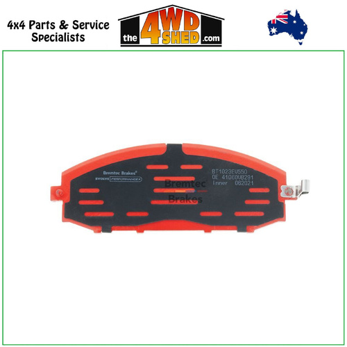 Bremtec Evolve Hybrid-Carbon High Performance Front Brake Pads Nissan Patrol GU 1998-On