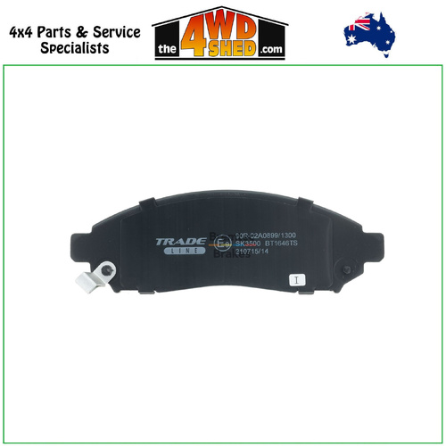 Bremtec Brakes TRADE-LINE Front Brake Pads Nissan Navara D40 Pathfinder R51 (295mm Rotor)