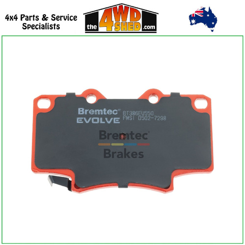 Bremtec Evolve Hybrid-Carbon High Performance Front Brake Pads Toyota Landcruiser 80 Series