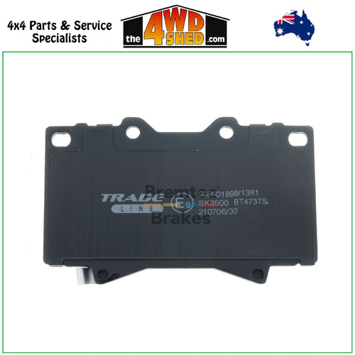 Bremtec Brakes TRADE-LINE Front Brake Pads Toyota Landcruiser 76 78 79 100 105 Series