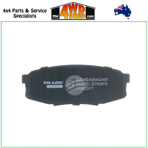 Bremtec Brakes TRADE-LINE Rear Brake Pads Toyota Landcruiser 200 Series