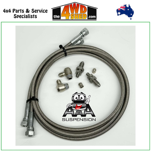 Stainless Steel Braided Air Line Upgrade Kit