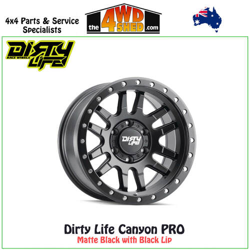 Canyon PRO 9309 Street Series - Matte Black with Black Lip