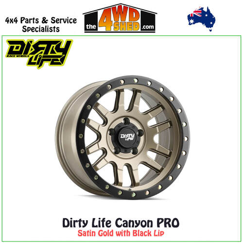 Canyon PRO 9309 Street Series - Satin Gold with Black Lip