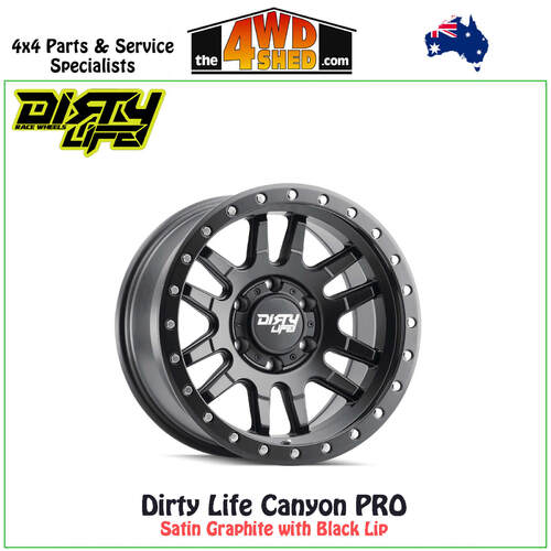 Canyon PRO 9309 Street Series - Satin Graphite with Black Lip