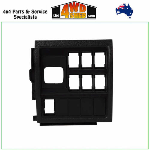 Replacement Switch Fascia 200 Series Toyota Landcruiser - Black