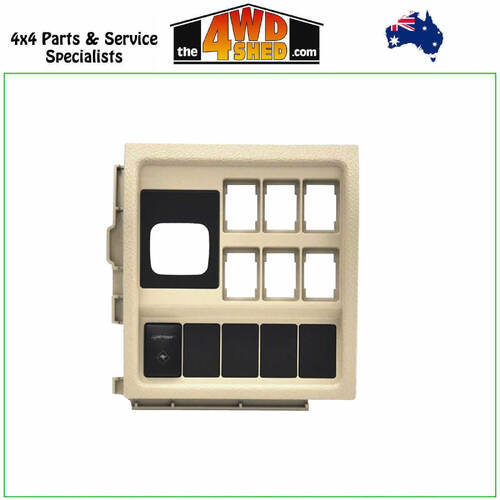 Replacement Switch Fascia 200 Series Toyota Landcruiser - Neutral Beige