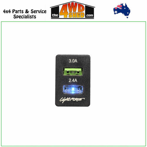 Dual USB Switch Toyota 79 200 Series Landcruiser FJ Cruiser Fortuner Hilux GUN Holden Colorado
