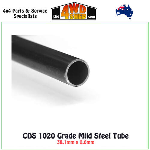 Roll Cage Tube CDS 1020 Grade Mild Steel Tube - 38.1mm x 2.6mm