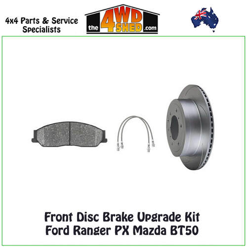 Front Disc Brake Upgrade Kit Ford Ranger PX Mazda BT50