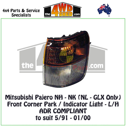 Pajero NH - NK (NL GLX) Front Corner Park / Indicator Light - L/H