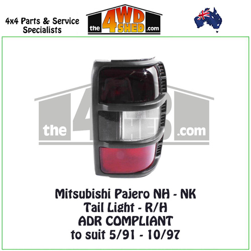 Mitsubishi Pajero NH NJ NK Tail Light 5/91-10/97 - Right