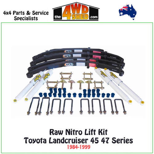 Raw Nitro Lift Kit Toyota Landcruiser 45 47 Series