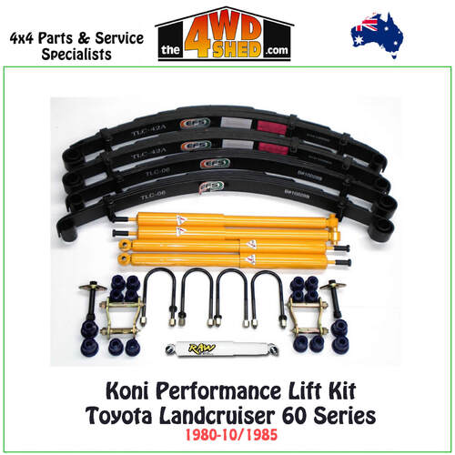 Koni Performance Lift Kit Toyota Landcruiser 60 Series 1980-10/1985