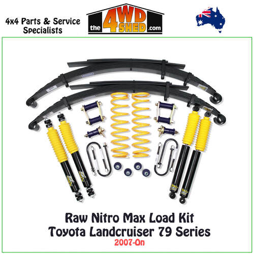 Raw Nitro Max Load Kit Toyota Landcruiser 79 Series 2007-On