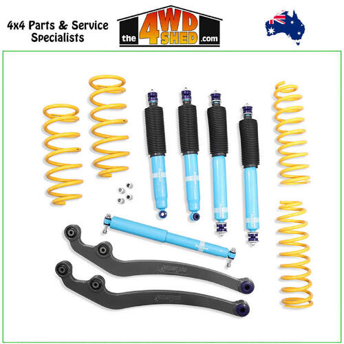 Premium Big Bore 50mm Suspension Lift Kit Toyota Landcruiser 80 105 Series 1991-2007