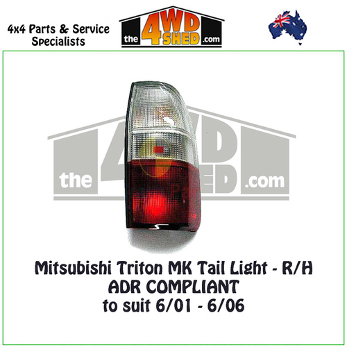 Mitsubishi Triton MK Tail Light 6/01-6/06 - Right