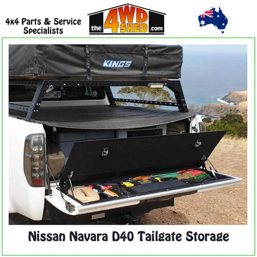 Nissan Navara D40 Tailgate Storage