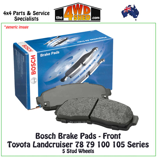 Bosch Brake Pads Landcruiser 78 79 100 105 Series Front