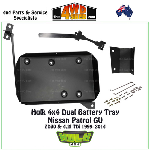 Dual Battery Tray Nissan Patrol GU ZD30 & 4.2l TDi