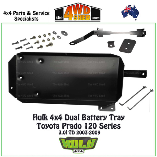 Dual Battery Tray Toyota Prado 120 Series 3.0l 2003-2009