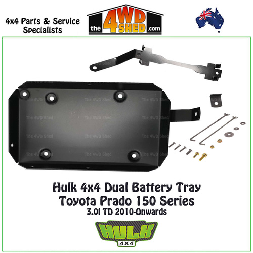 Dual Battery Tray Toyota Prado 150 Series 3.0l 2010-On