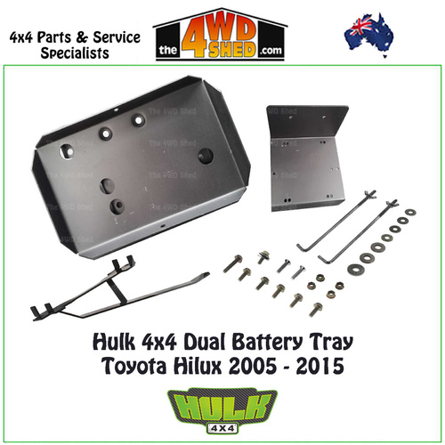 Dual Battery Tray Toyota Hilux 2005-2015