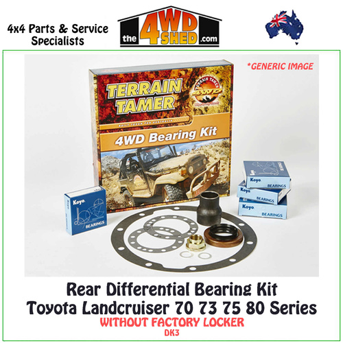 Differential Bearing Kit Toyota 70 75 80 Series Landcruiser Rear - DK3