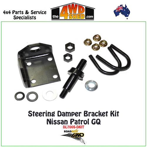 Steering Damper Bracket Kit - Nissan Patrol GQ