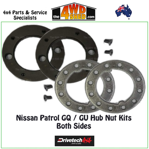 Nissan Patrol GQ / GU Hub Nut Kits - PAIR