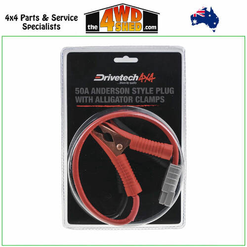 50A Anderson Style Plug to Alligator Clips Lead