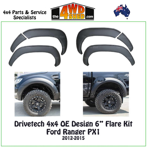 Drivetech 4x4 OE Design 6" Flare Kit Ford Ranger PX1 T6 2012-2015 - CLEARANCE