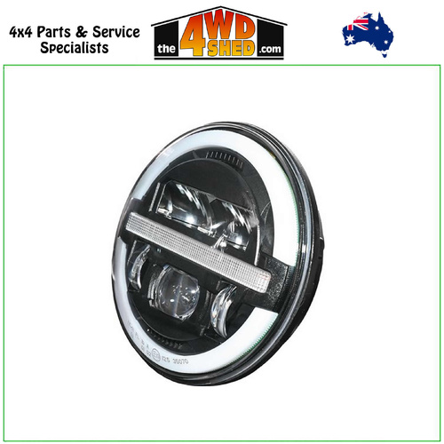 7 Inch LED Headlight High Low Beam Sequential Indicator ADR Approved - EACH