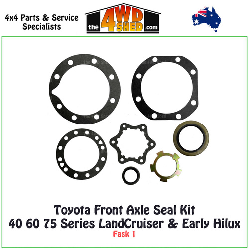 Toyota Front Axle Seal Kit - 40 / 60 / 75 Series LandCruiser & Early Hilux