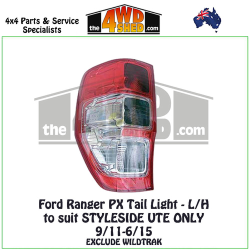 Ford Ranger PX2 EXCLUDE WILDTRAK Tail Light - Left