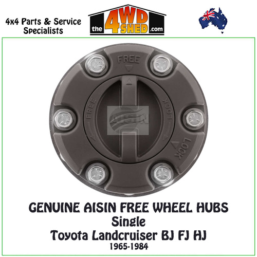 AISIN Free Wheel Hubs Toyota Landcruiser FJ BJ HJ 1965-1984 Single Hub