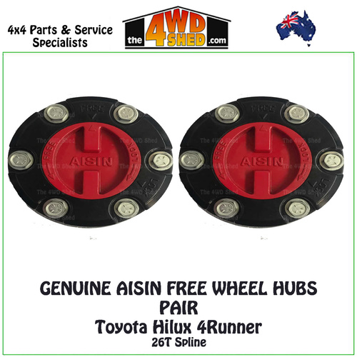 AISIN Free Wheel Hubs Toyota Hilux 4Runner - Pair