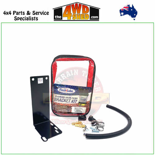 Flashlube Diesel Filter Bracket Kit Mitsubishi Triton MQ MR