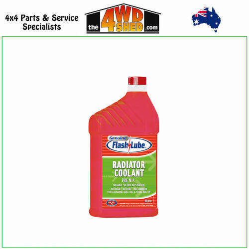Flashlube Radiator Coolant - Premix - 1 litre