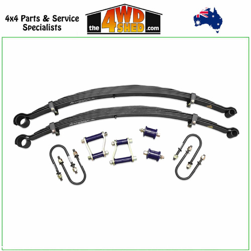 Rear Leaf Spring Kit 50mm Lift 100-300kg Toyota Landcruiser 76 Series 2007-On