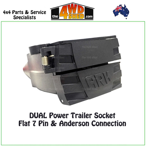DUAL Power Trailer Socket 7 Pin & Anderson Connection