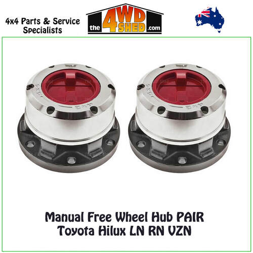 Hulk Free Wheel Hubs PAIR - Toyota Hilux LN RN VZN