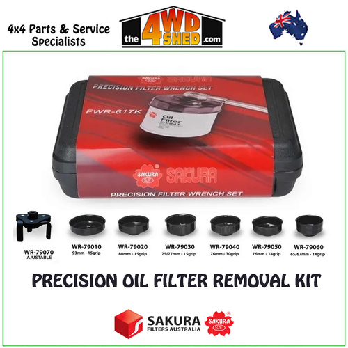 Sakura Precision Oil Filter Removal Kit
