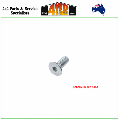 M6 16mm Countersunk Zinc - Plated Screw