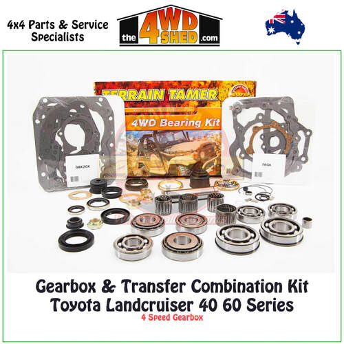 Gearbox & Transfer Combination Kit Toyota Landcruiser 40 60 Series - 4 Speed