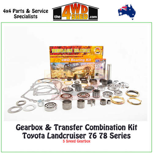 Gearbox & Transfer Combination Kit Toyota Landcruiser 78 79 Series - 5 Speed