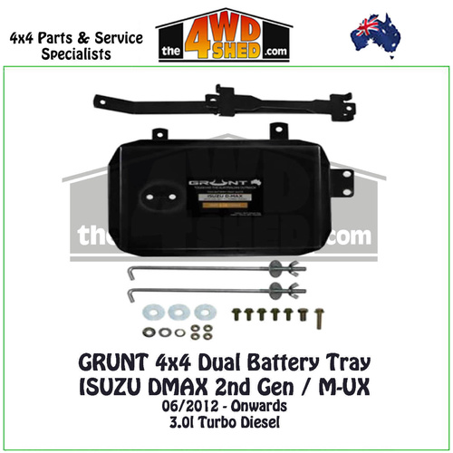 Dual Battery Tray Isuzu DMAX 2nd Gen MUX 2012-2020