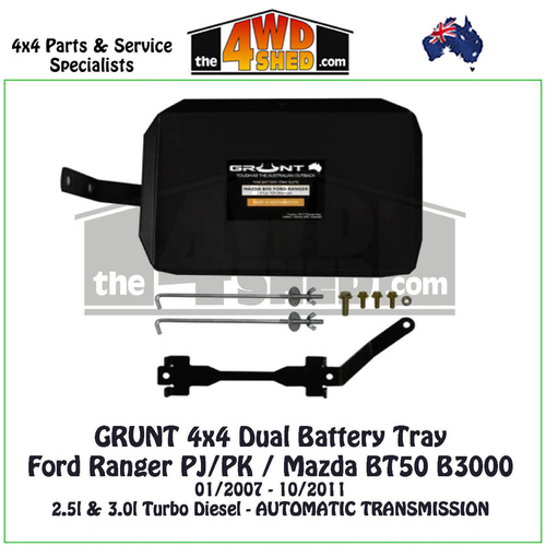 Dual Battery Tray Ford Ranger PJ PK Mazda BT50 B3000 Auto