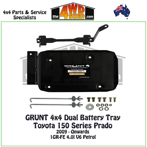 Dual Battery Tray 150 Series Toyota Prado 4.0l Petrol